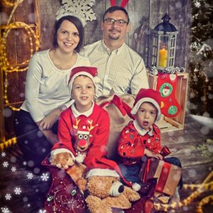 Sesja świąteczna Elżbiety i Marcina z synami - Boże Narodzenie 2019